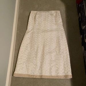 Strapless banana republic dress